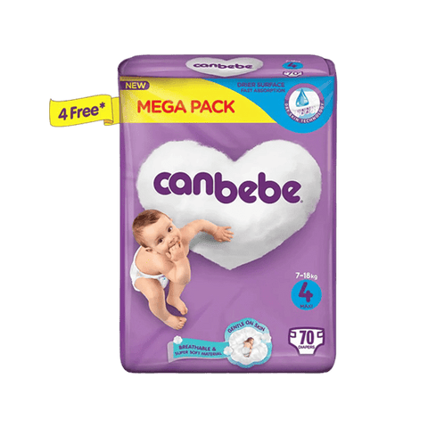 CANBEBE DIAPERS MAXI 4 - 70 DIAPERS - Nazar Jan's Supermarket