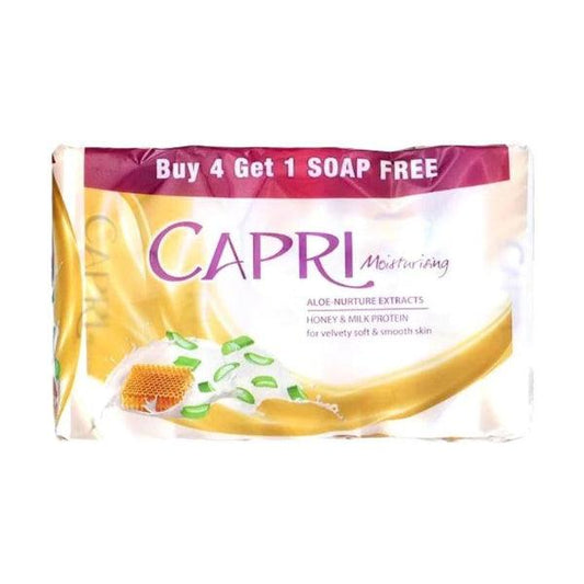 CAPRI HONEY & MILK PROTEIN SOAP 5IN1 BUNDLE - Nazar Jan's Supermarket