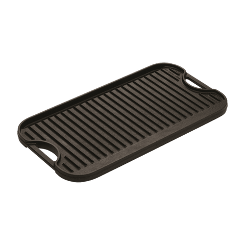 CAST IRON REVERSIBLE GRIDDLE WOOD BASE - Nazar Jan's Supermarket