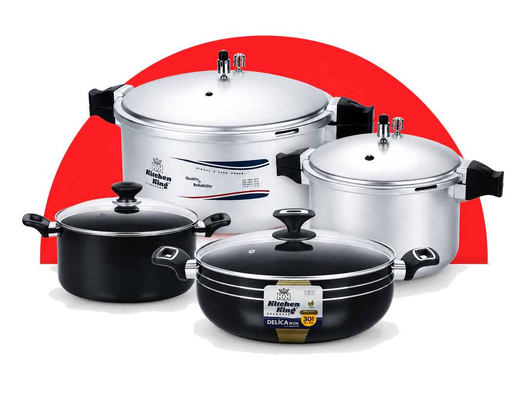 Cookware category products with transparent background