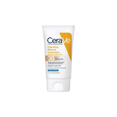 CERAVE HYDRATING MINERAL SUNSCREEN SPF 30 50ML - Nazar Jan's Supermarket