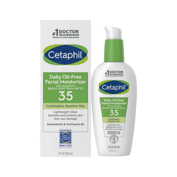 CETAPHIL DAILY OIL-FREE FACIAL MOISTURIZER WITH SUNSCREEN SPF-35 88ML - Nazar Jan's Supermarket