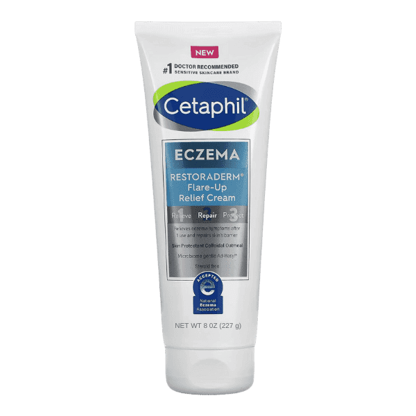 CETAPHIL ECZEMA RESTORADERM FLARE-UP RELIEF CREAM 227G - Nazar Jan's Supermarket