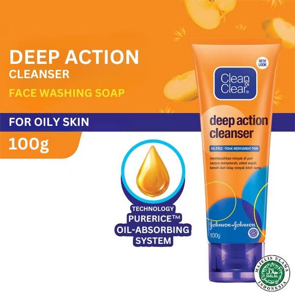 Clean & Clear Deep Action Cleanser Oil Free 100ml - Nazar Jan's Supermarket