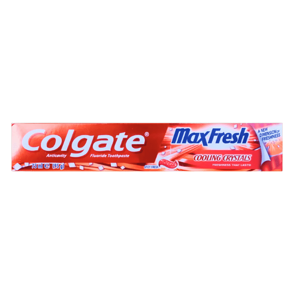 COLGATE MAX FRESH TOOTHPASTE-RED IMPORTED 75ML - Nazar Jan's Supermarket