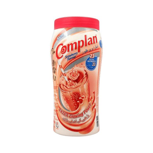COMPLAN STRAWBERRY FLAVOUR 400GM – Nazar Jan's Supermarket