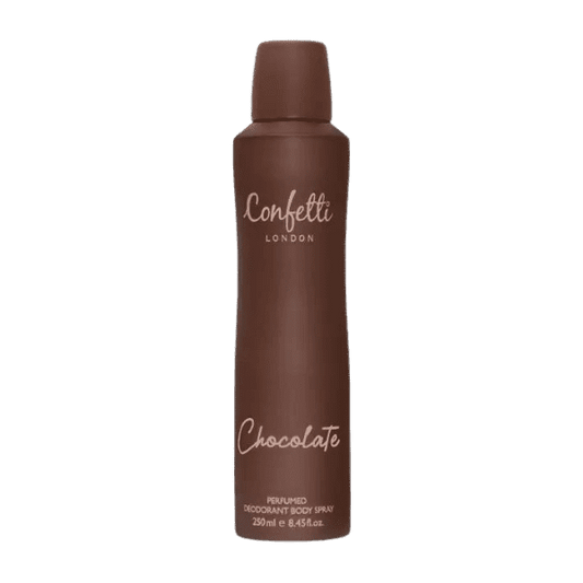 CONFETTI LONDON CHOCOLATE BODY SPRAY 250ML - Nazar Jan's Supermarket