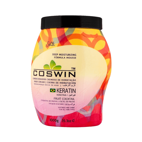 COSWIN FRUIT COCKTAIL KERATIN HAIR CREAM 1000G - Nazar Jan's Supermarket