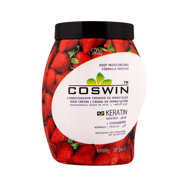 COSWIN STRAWBERRY KERATIN HAIR CREAM 1000G - Nazar Jan's Supermarket