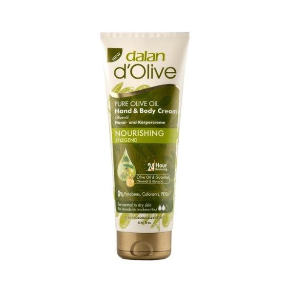 DALAN D`OLIVE NOURISHING NOURRISSANTE HAND & BODY CREAM 250ML - Nazar Jan's Supermarket