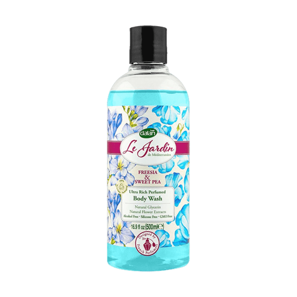 DALAN LE JARDIN FREESIA & SWEET PEA BODY WASH 500ML - Nazar Jan's Supermarket