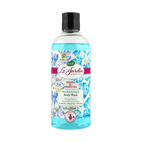 DALAN LE JARDIN FREESIA & SWEET PEA BODY WASH 500ML - Nazar Jan's Supermarket