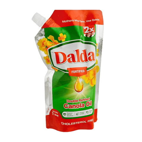 DALDA CANOLA OIL 1LTR POUCH - Nazar Jan's Supermarket