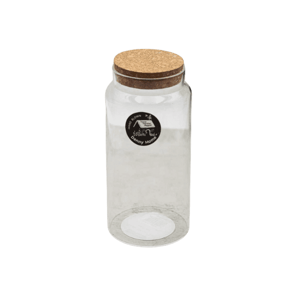 DANNY HOME GLASS STORAGE JAR & LID 1LTR - Nazar Jan's Supermarket