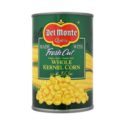 DEL MONTE WHOLE KERNAL CORN 420G - Nazar Jan's Supermarket