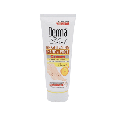DERMA SHINE BRIGHTENING HAND & FOOT CREAM 200ML - Nazar Jan's Supermarket