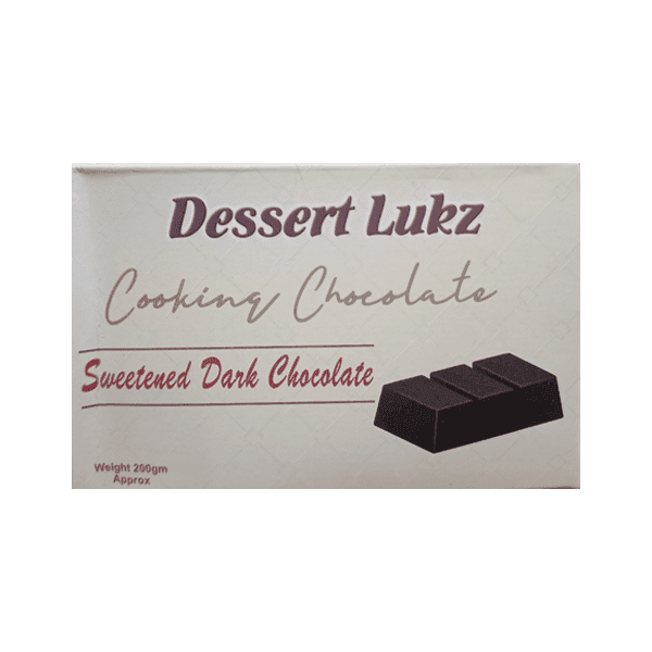 DESSERT LUKZ COOKING CHOCOLATE 200GM - Nazar Jan's Supermarket