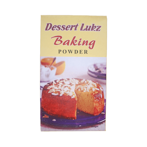 Baking Powder Package DESSERT LUKZ BAKING POWDER 100GM – Nazar Jan's Supermarket