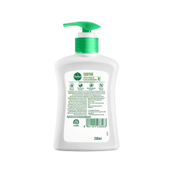 Dettol Soothe Anti-Bacterial Hand Wash 250ml - Nazar Jan's Supermarket