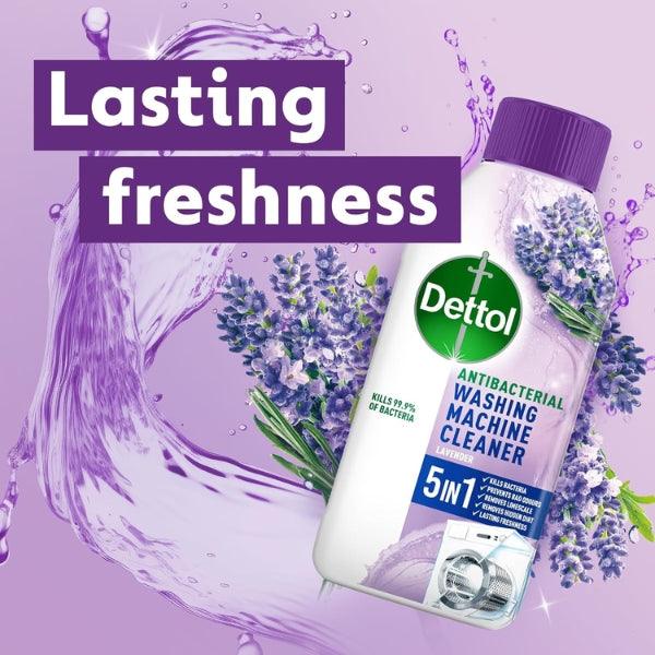 Dettol Washing Machine Cleaner Lavender 5 in 1 250ml - Nazar Jan's Supermarket