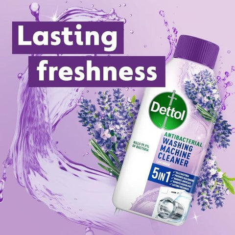 Dettol Washing Machine Cleaner Lavender 5 in 1 250ml - Nazar Jan's Supermarket