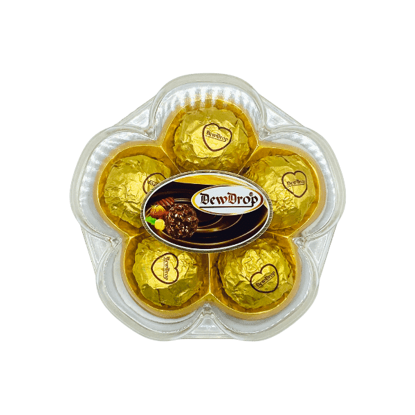 DEWDROP CHOCOLATE FLOWER SHAPED BOX 63GM - Nazar Jan's Supermarket