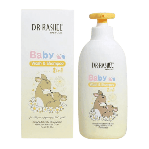 DR.RASHEL BABY WASH & SHAMPOO 2IN1 ORGANIC CALENDULA 300ML - Nazar Jan's Supermarket