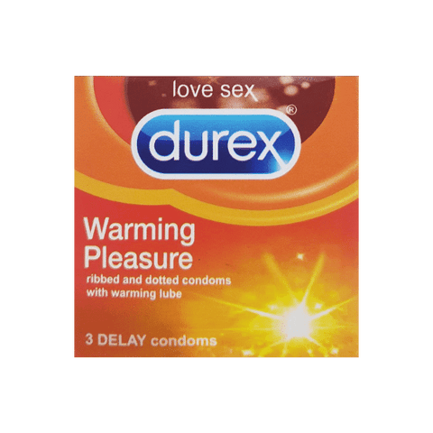 DUREX WARMING PLEASURE CONDOMS 3PCS - Nazar Jan's Supermarket