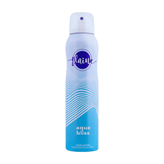 ELAINE AQUA BLISS DEODORANT BODY SPRAY 150ML - Nazar Jan's Supermarket