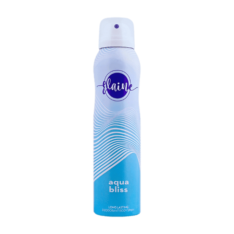 ELAINE AQUA BLISS DEODORANT BODY SPRAY 150ML - Nazar Jan's Supermarket