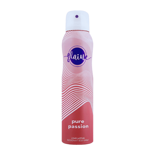 ELAINE PURE PASSION DEODORANT BODY SPRAY 150ML - Nazar Jan's Supermarket