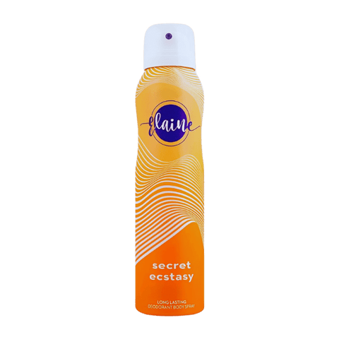 ELAINE SECRET ECSTASY DEODORANT BODY SPRAY 150ML - Nazar Jan's Supermarket