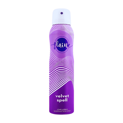 ELAINE VELVET SPELL DEODORANT BODY SPRAY 150ML - Nazar Jan's Supermarket