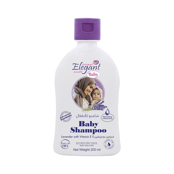Elegant Baby Shampoo Lavender With Vitamin E 200ml - Nazar Jan's Supermarket