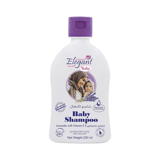 Elegant Baby Shampoo Lavender With Vitamin E 200ml - Nazar Jan's Supermarket