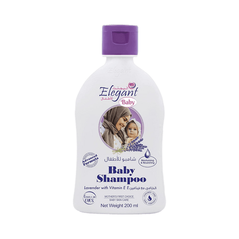 Elegant Baby Shampoo Lavender With Vitamin E 200ml - Nazar Jan's Supermarket