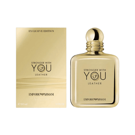 EMPORIO ARMANI STRONGER WITH YOU LEATHER PERFUME FOR MEN 100ML - Nazar Jan's Supermarket