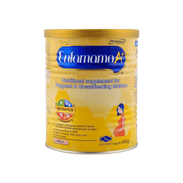ENFAMAMA A+ VANILLA NUTRITIONAL MILK SUPPLEMENT 400GM - Nazar Jan's Supermarket