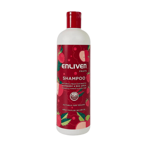 Enliven Fruit Shampoo Raspberry & Red Apple 500ml - Nazar Jan's Supermarket