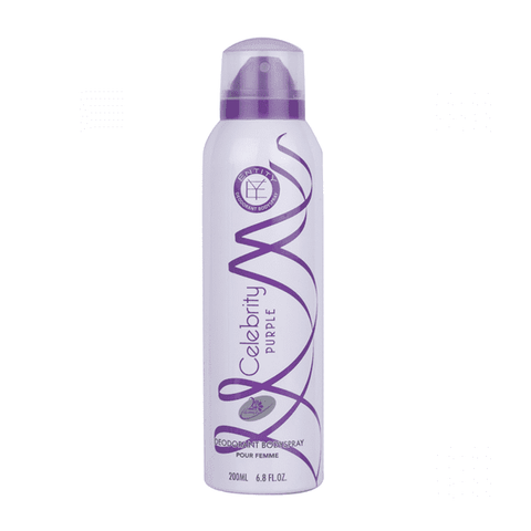 ENTITY CELEBRITY PURPLE BODY SPRAY 200ML - Nazar Jan's Supermarket