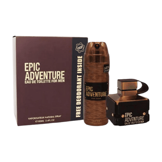 EPIC ADVENTURE PERFUME+DEODORANT FOR MEN 100ML+200ML - Nazar Jan's Supermarket
