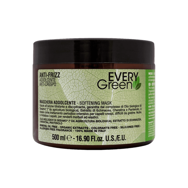 EVERY GREEN ANTI-FRIZZ SOFTENING HAIR MASK 500ML - Nazar Jan's Supermarket