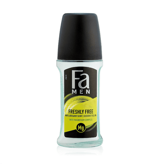 FA MEN FRESHLY FREE MINT & BERGAMOT ROLL ON 50ML - Nazar Jan's Supermarket