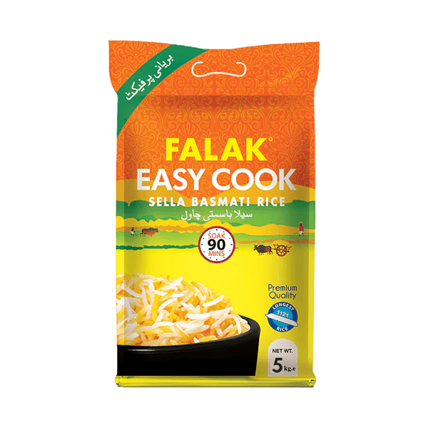 FALAK EASY COOK SELLA BASMATI RICE 5KG - Nazar Jan's Supermarket