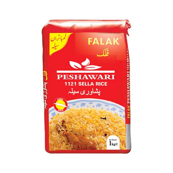 FALAK PESHAWARI SELLA RICE 1KG - Nazar Jan's Supermarket