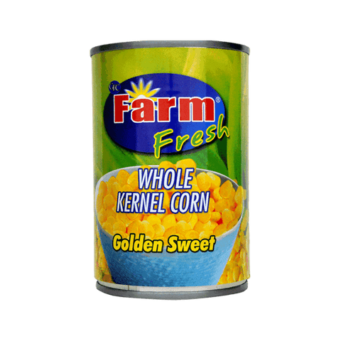FARM FRESH WHOLE KERNEL CORN 400GM - Nazar Jan's Supermarket