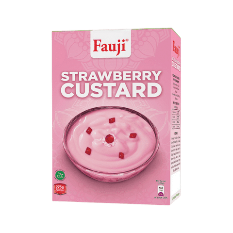 FAUJI STRAWBERRY CUSTARD 275GM - Nazar Jan's Supermarket