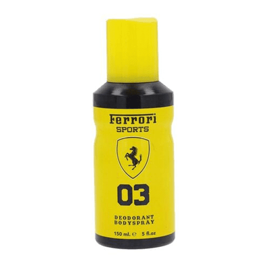 FERRORI SPORTS 03 DEODORANT BODY SPRAY 150ML - Nazar Jan's Supermarket