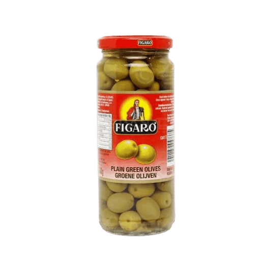FIGARO PLAIN GREEN OLIVES GROENE OLIJVEN 340GM - Nazar Jan's Supermarket