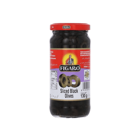 FIGARO SLICED BLACK OLIVES 130G - Nazar Jan's Supermarket